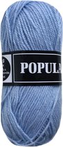 Beijer BV Populair acryl garen - heel licht blauw (03) - pendikte 3,5 a 4mm - 10 bollen