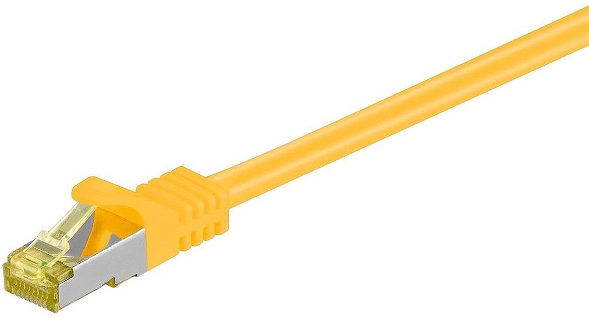 Wentronic 91566 - Cat 6 STP-kabel - RJ45 - 0.25 m - Geel