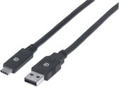 MH Cable, USB 3.1 Gen1, A-Male/C-Male, 2m, Black, Polybag