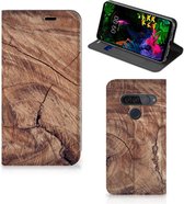LG G8s Thinq Book Wallet Case Tree Trunk