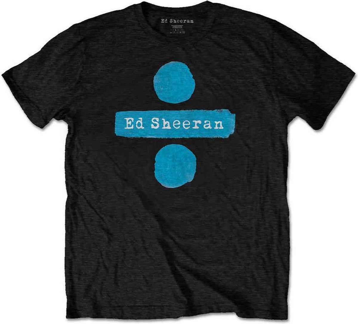 | Ed Sheeran Heren Tshirt L Divide Zwart Ed Sheeran Heren Tshirt Chords Zwart | Attitude Holland