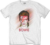 David Bowie Heren Tshirt -XL- Bowie Is Wit