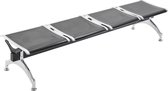 Clp Central Wachtbank - Zwart - 240 x 60 cm (4er)