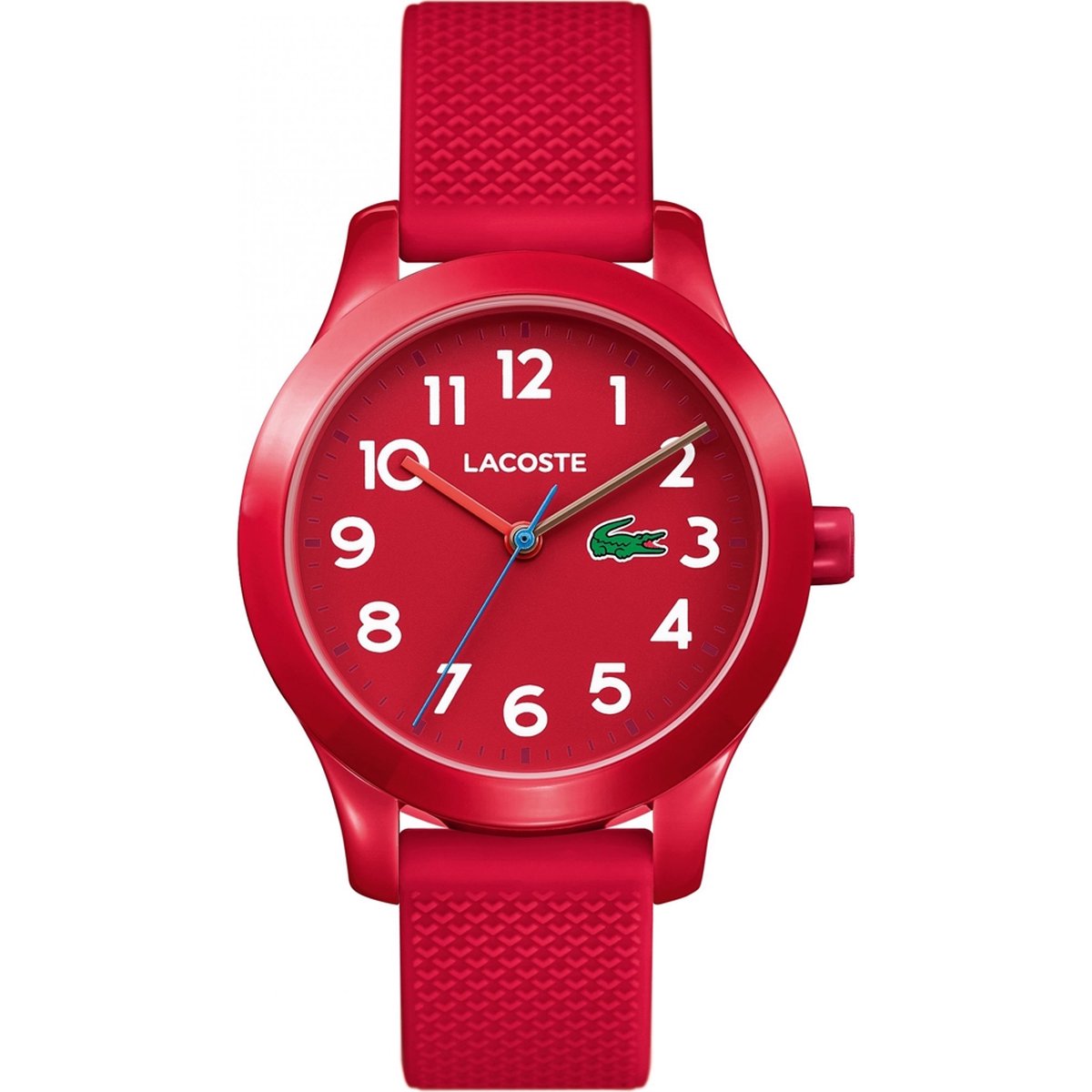 Lacoste LC2030004 Horloge - Rubber - Rood - Ø 32 mm