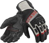 REV'IT! Sand 3 Black Red Motorcycle Gloves 2XL
