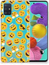 TPU bumper Geschikt voor Samsung Galaxy A51 Emoji