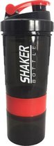 Premium Shake Beker 500ml - Met Shakerbal / Blender - 2x Bewaardoos - Shaker - Lekvrij - BPA Vrij