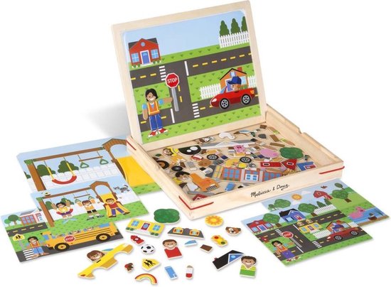 Melissa & Doug Wooden Matching Picture Game | bol.com