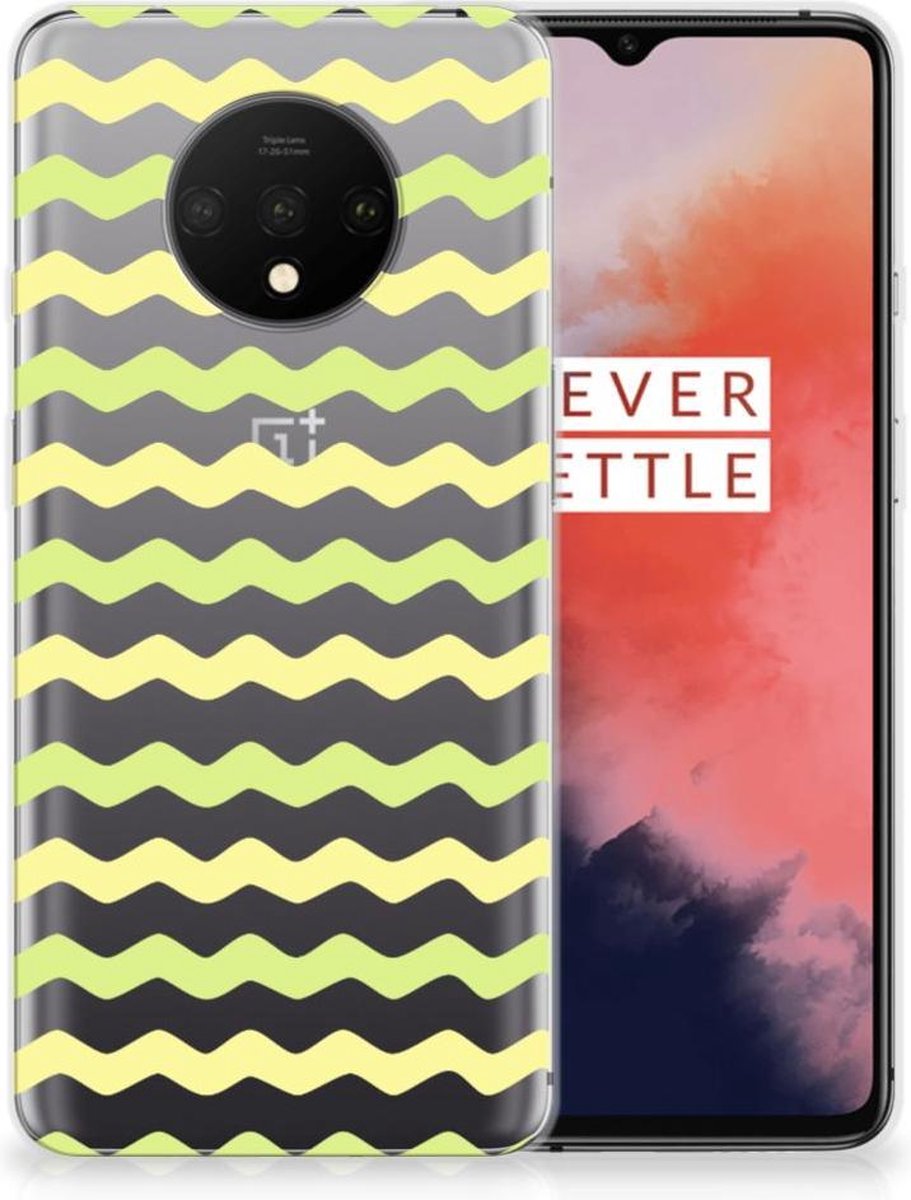OnePlus 7T TPU bumper Waves Yellow