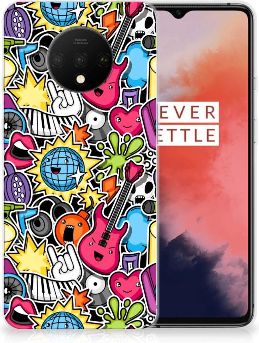 OnePlus 7T Silicone Back Cover Punk Rock