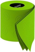 6x Groen toiletpapier rol 140 vellen - Groen thema feestartikelen decoratie - WC-papier/pleepapier