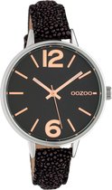 OOZOO Timepieces Zwart horloge  (42 mm) - Zwart