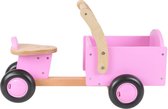 Houten bakfiets little rider pink - - 1 jaar - meisjes