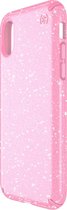 Speck Presidio Clear + Glitter Apple iPhone X/XS Bella Pink Gold Glitter