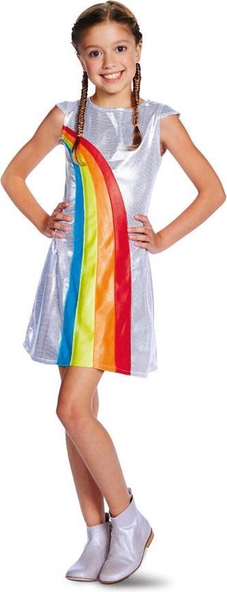 K3 kleedje Regenboog 9-11 jaar - Verkleedkleedje
