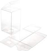 Plastiek Doosjes 7,6x7,6x12,7cm Kristalhelder (50 stuks) | Geschenkdoos