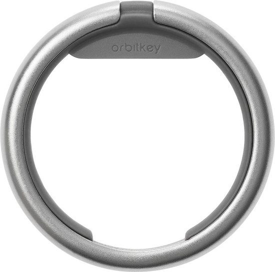 Orbitkey Sleutelhangers Orbitkey Ring Silver Zilverkleurig