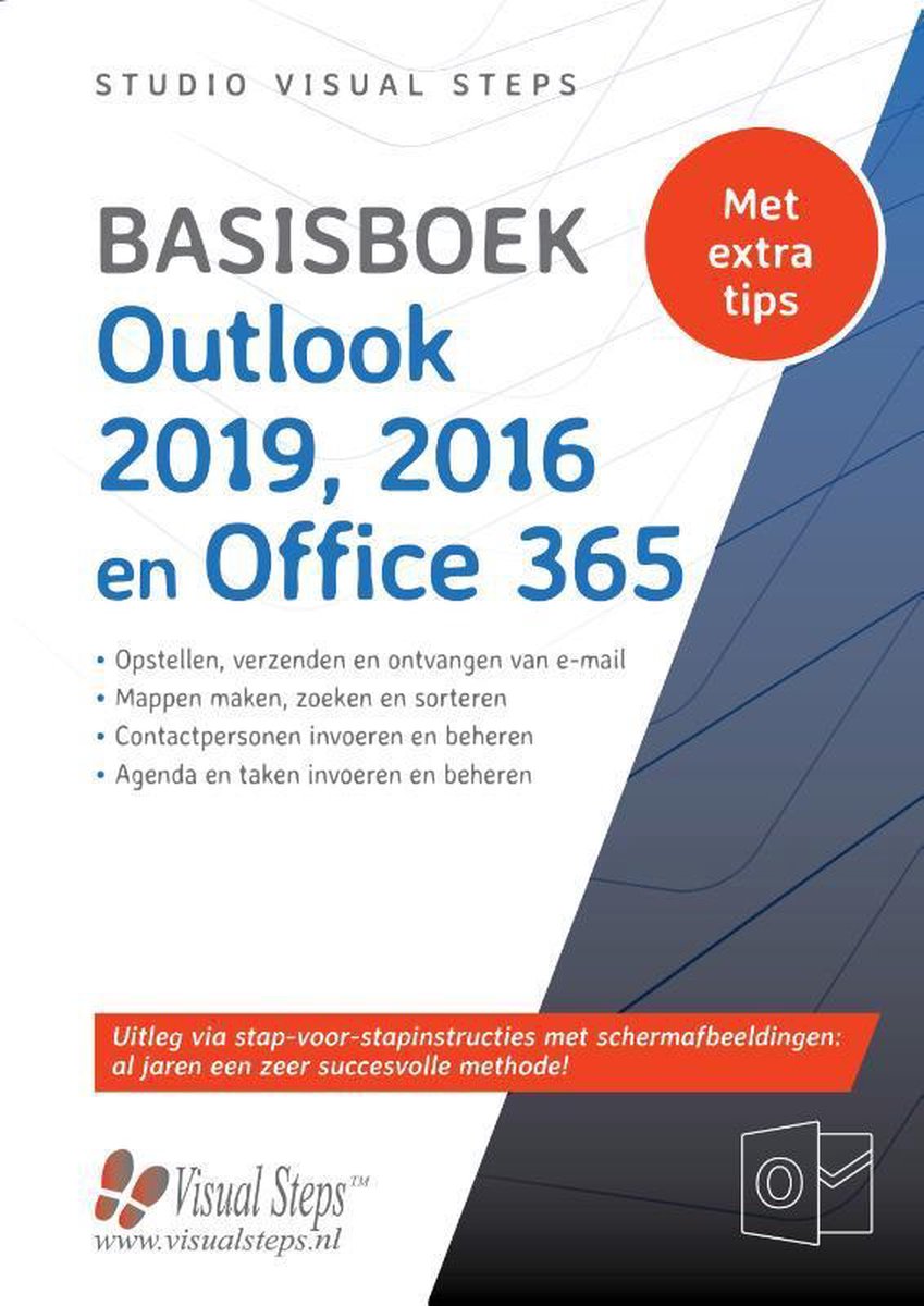 Basisboek Outlook 2019, 2016 en Office 365 - Studio Visual Steps