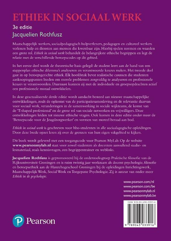 Ethiek in sociaal werk 9789043033916 Jacqueline Rothfusz Boeken bol Ethiek in sociaal werk 9789043033916 Jacqueline Rothfusz Boeken bol