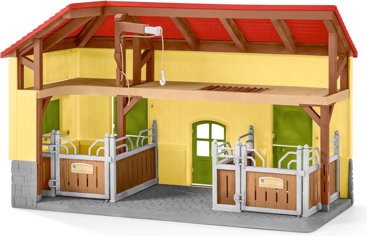 schleich FARM WORLD - Paardenstal - Paarden Speelgoed - 2 Paarden en Boerderij Speelfiguren - 82 onderdelen — afbeelding 18