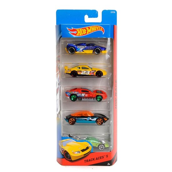 Coffret cadeau Hot Wheels avec 5 voitures