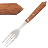 Olympia Steakvork hout heft - RVS 18/0 ( Set van 12 )