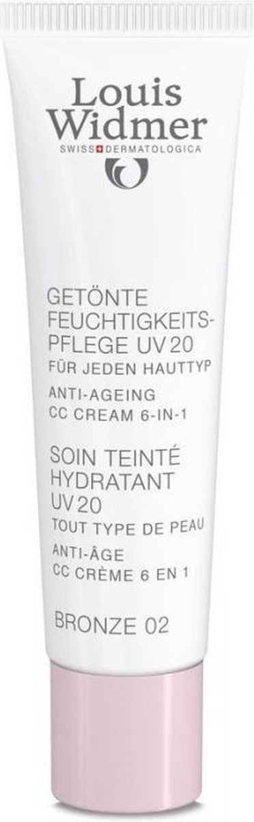 Louis Widmer Crème Dermocosmetica Gezicht CC Cream Getinte Dagverzorging UV20 P