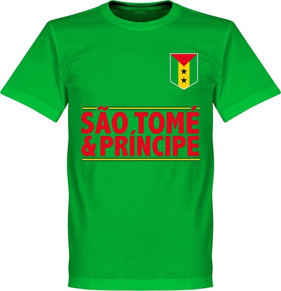 Sao Tomé en Principe Team T-Shirt - Groen - S