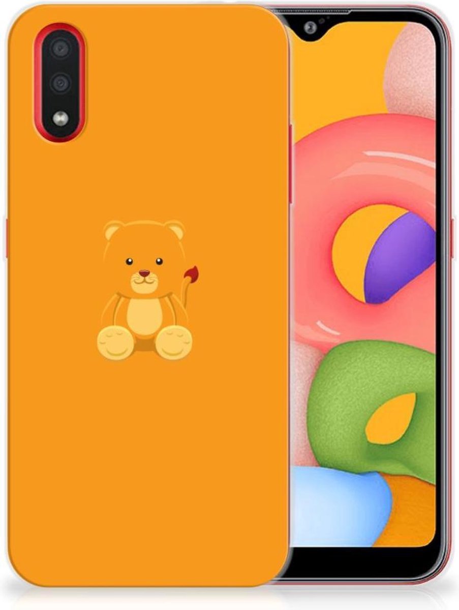 Samsung Galaxy A01 Telefoonhoesje met Naam Baby Beer