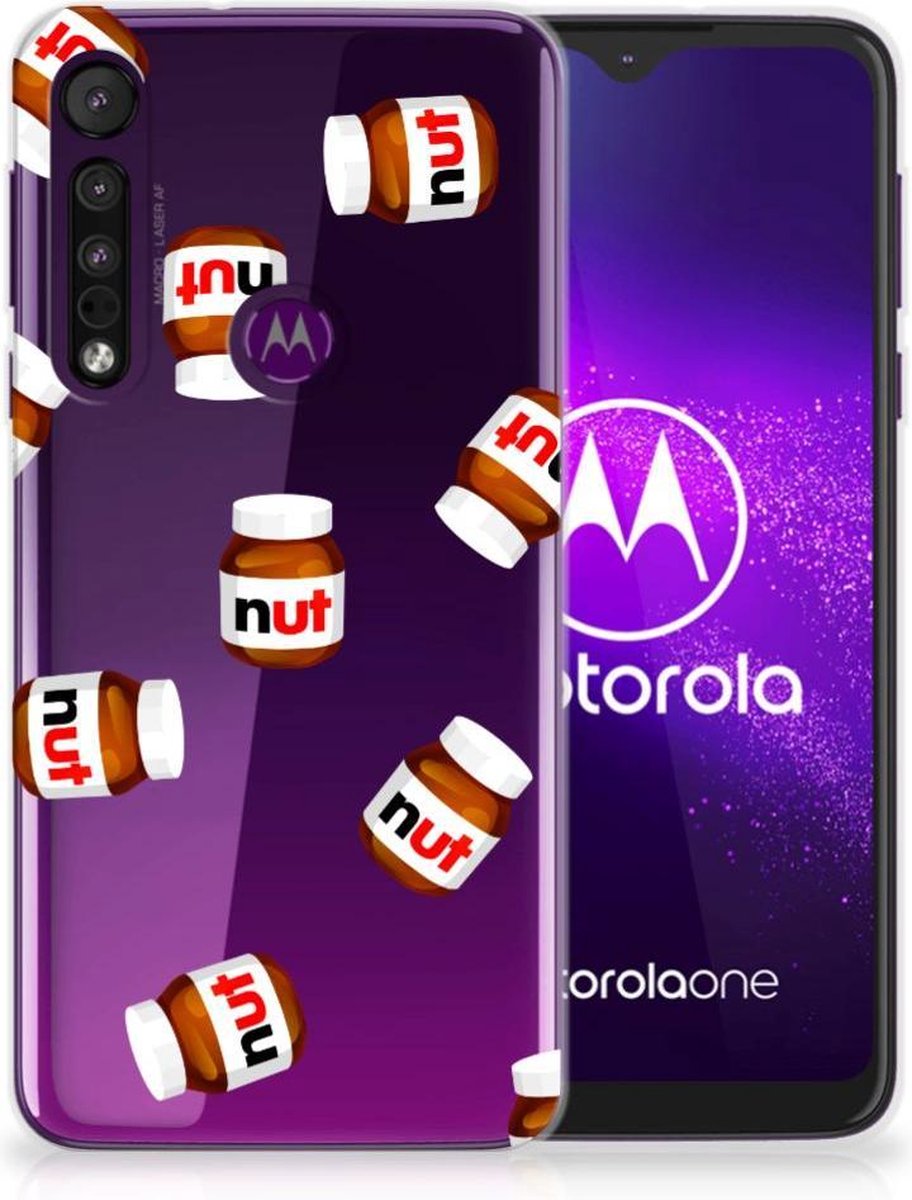 Motorola One Macro Siliconen Case Nut Jar