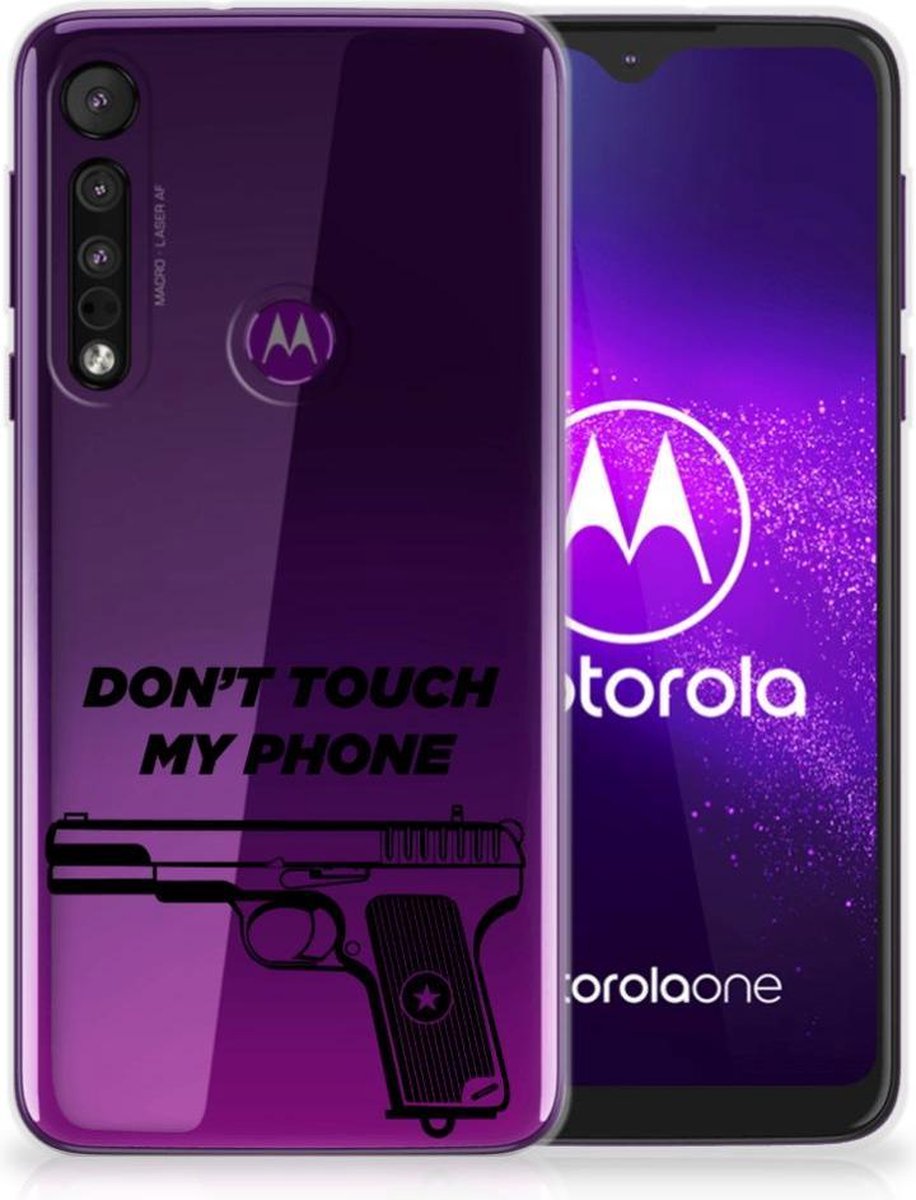 Motorola One Macro Silicone-hoesje Pistol DTMP