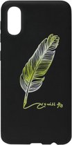 ADEL Siliconen Back Cover Softcase Hoesje Geschikt voor Samsung Galaxy A50(s)/ A30s - Veer Goud