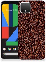 Google Pixel 4 Siliconen Case Koffiebonen