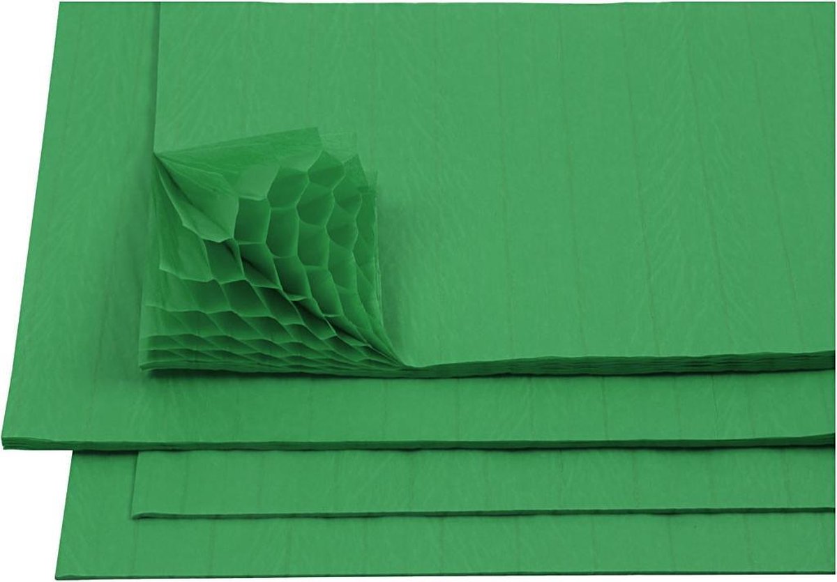 Zie insecten Kansen token Harmonica papier, vel 28x17,8 cm, groen, 8vellen | bol.com