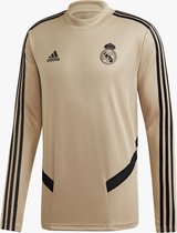 ADIDAS Real Madrid Trainingstop 2019-2020 Heren - Bruinlicht - Maat M