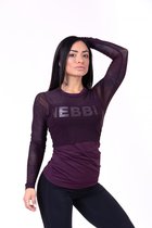 Sport Longsleeve Paars Mesh - Nebbia 664