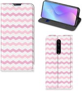 Xiaomi Redmi K20 Pro Hoesje met Magneet Waves Roze