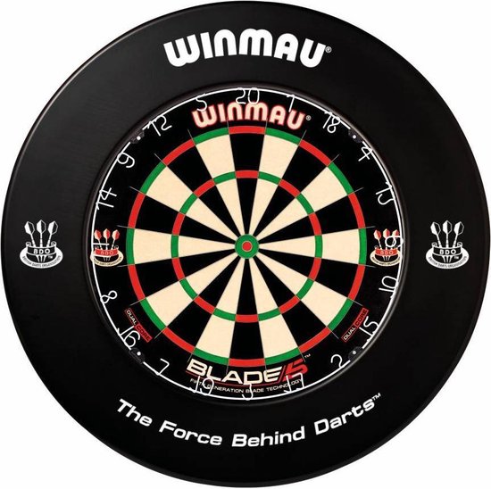 Afbeelding van het spel Winmau Dartbord Surround Ring - Zwart