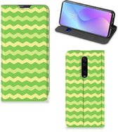 Hoesje met Magneet Xiaomi Redmi K20 Pro Waves Green