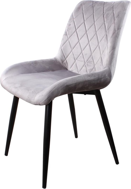 | DS4U® benito eetkamerstoel 2.0 velvet Benito eetkamerstoel 2.0 velours zwart