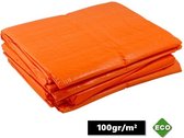 Topprotect Dekkleed Economy oranje - 8x10m