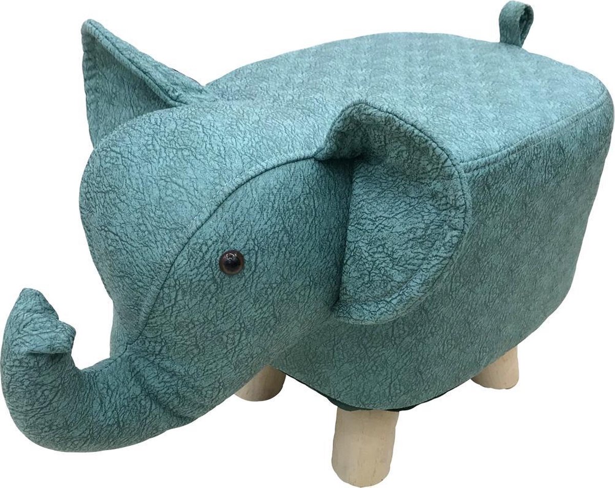 WOMO-DESIGN Tierhocker für Kinder Nilpferd , 65 x 31 x 37 cm
