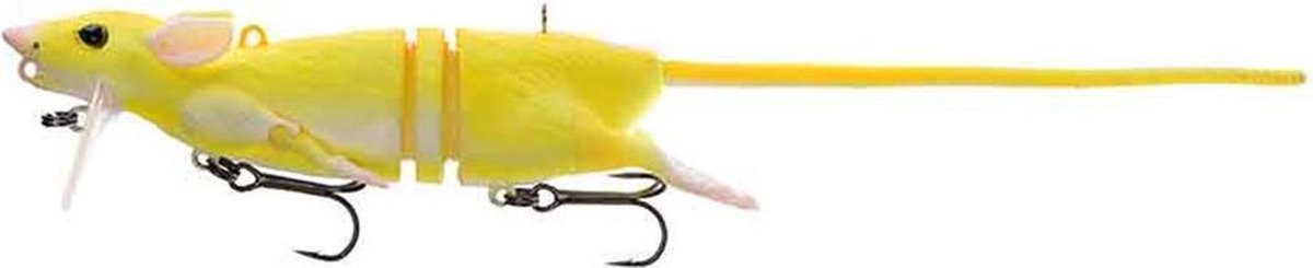 Savage Gear 3D Rad Rat 20cm/32g - Gouden Albino Kunstmatig
