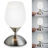 B.K.Licht - Dimbaar Tafellamp - bedlamp met glas - excl. E14 lichtbron