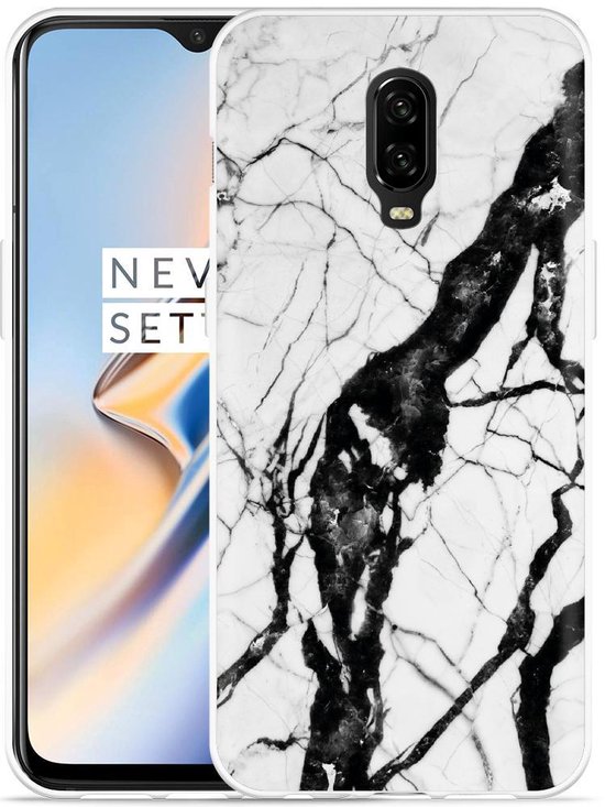 OnePlus 6T Hoesje Marmer Design |
