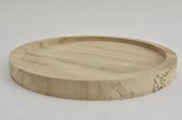 Plateaus - Houten Plateau/onderbord Naturel 20cm