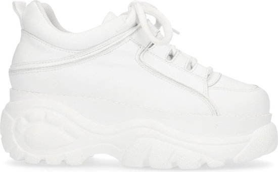 Sacha - Dames - Witte chunky sneakers met plateau zool - Maat 39 | bol.com