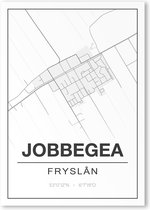 Poster/plattegrond JOBBEGEA - A4