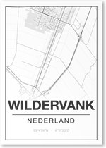 Poster/plattegrond WILDERVANK - 30x40cm