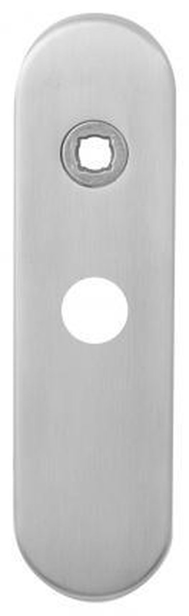 GPF Kortschild afgerond enkelverend 169x46x8,5mm WC63/8 grote knop